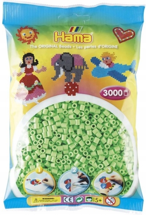 

Koraliki Hama MIDI 3000 201-47 Zielony Pastelowy