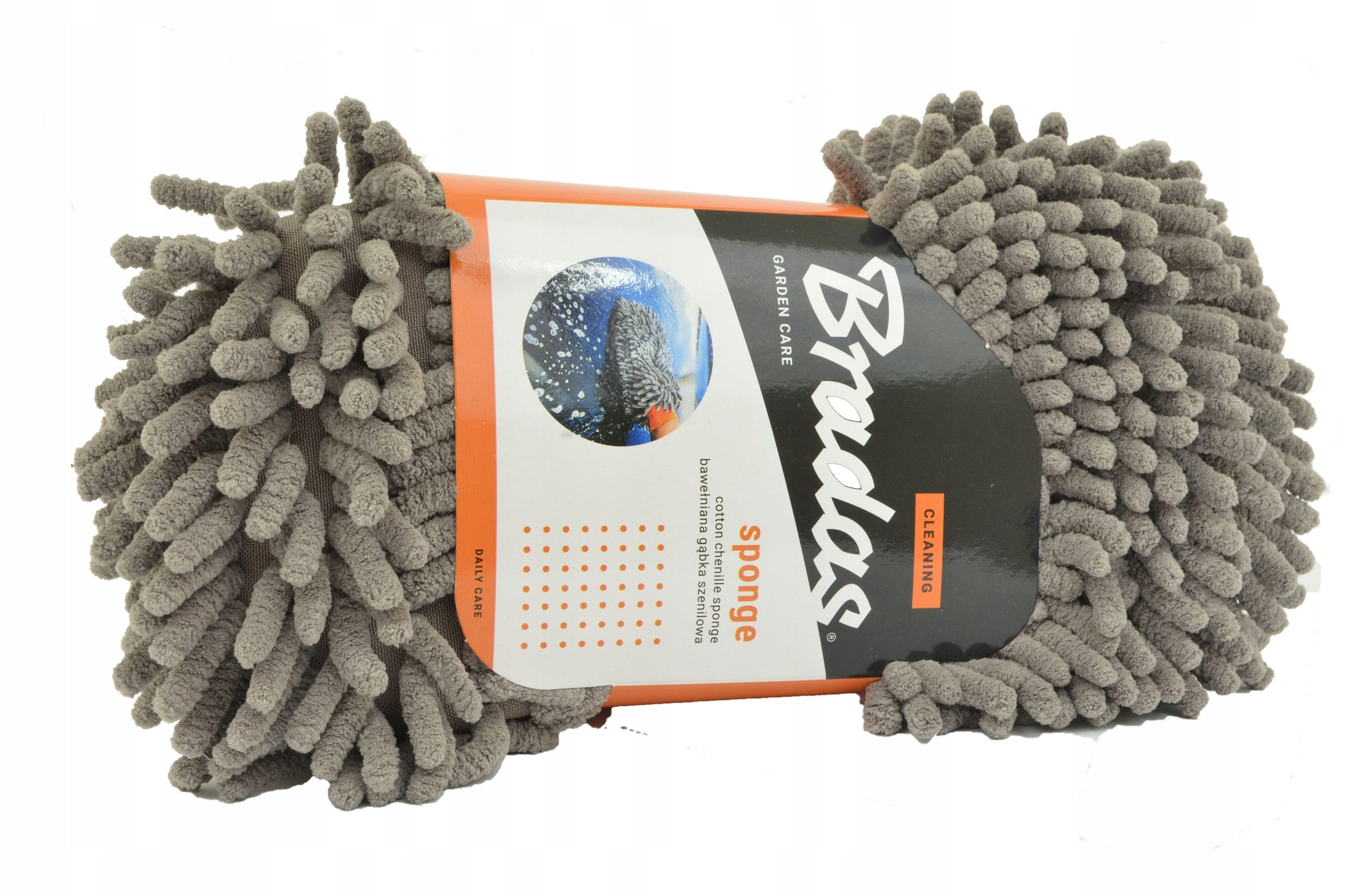 GĄBKA DO MYCIA SAMOCHODU AUTA SZENILOWA BAWEŁNIANA Producent Bradas