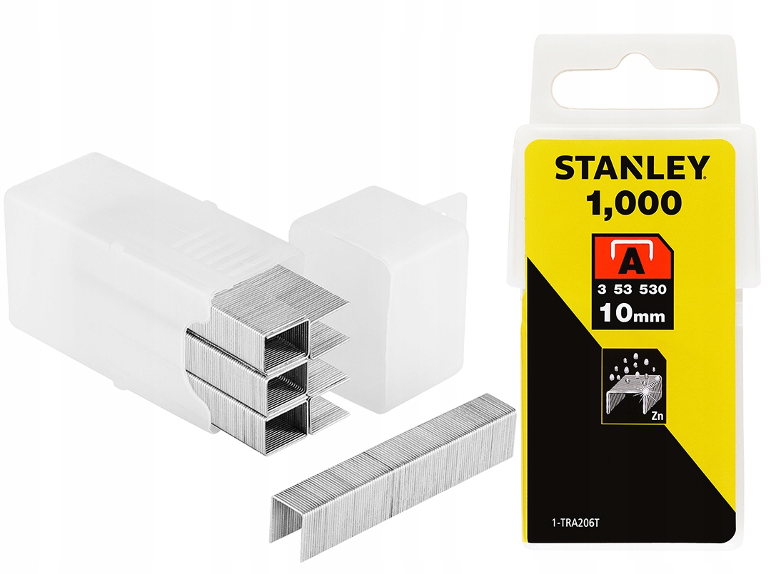 

Zszywki Typ A 10mm Stanley 1000 sztuk 1-TRA206T