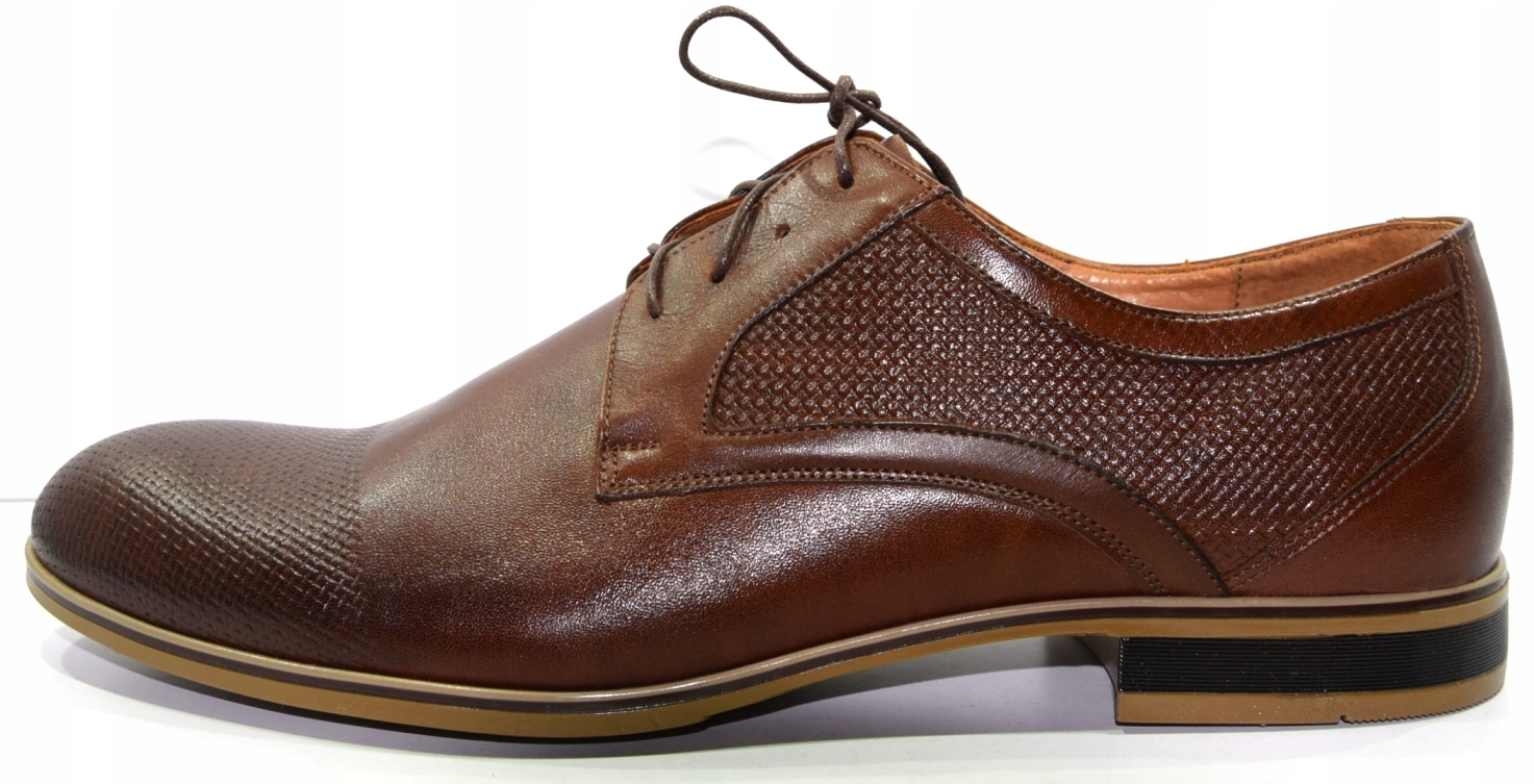 Elegantní Pánské Společenské Kožené Polobotky 753 43