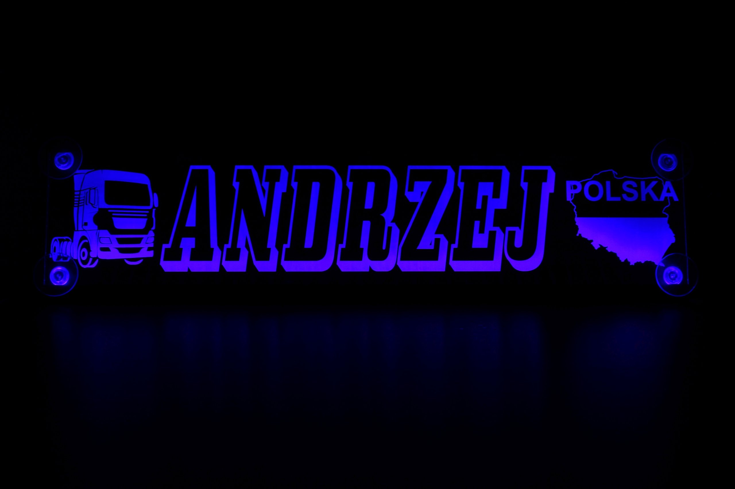 TABLICE IMIENNE PODSWIETLANE LED 60x16 cm 24V Producer other