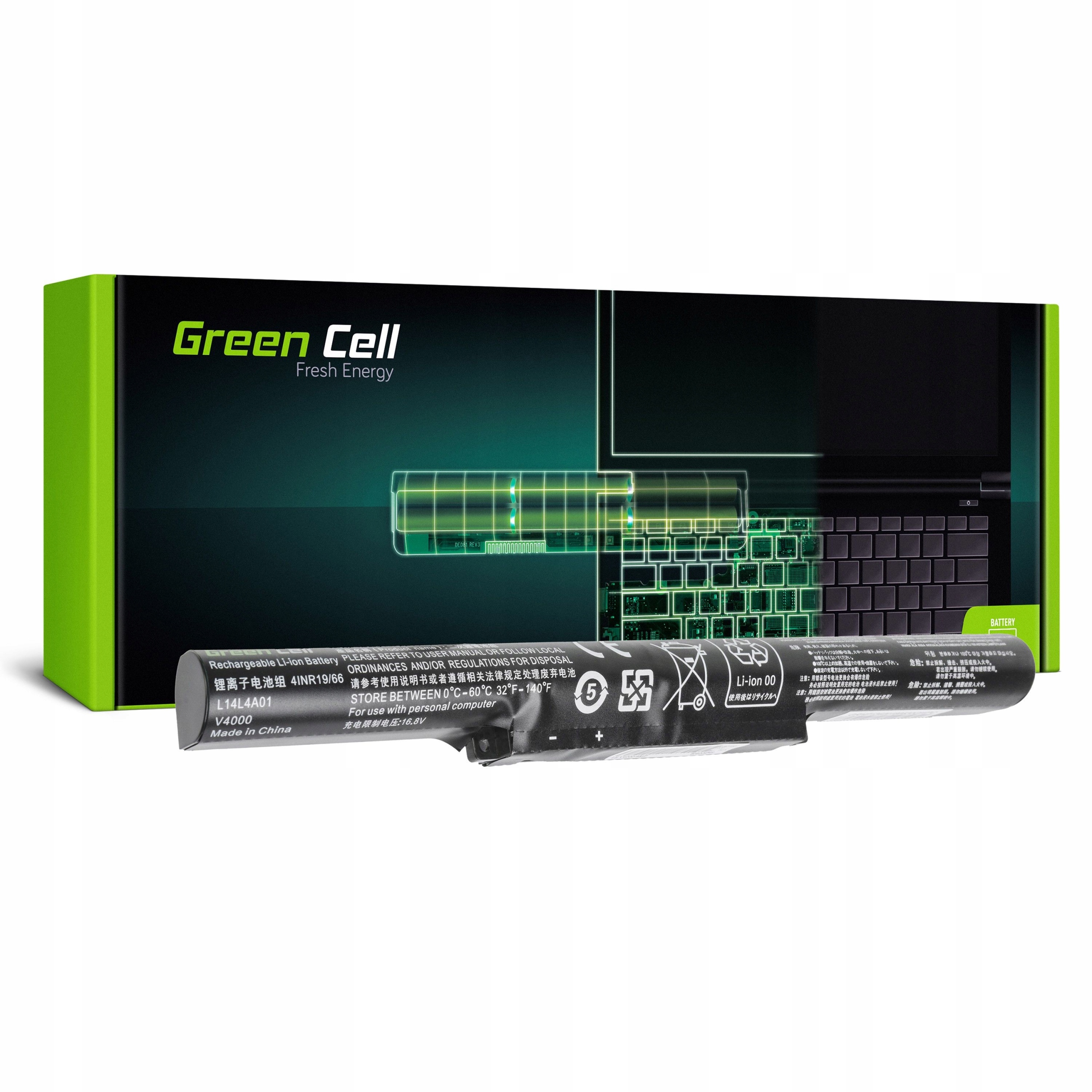 LE116 Greencell LE116 Baterie Green Cell L14L4 Green Cell LE116
