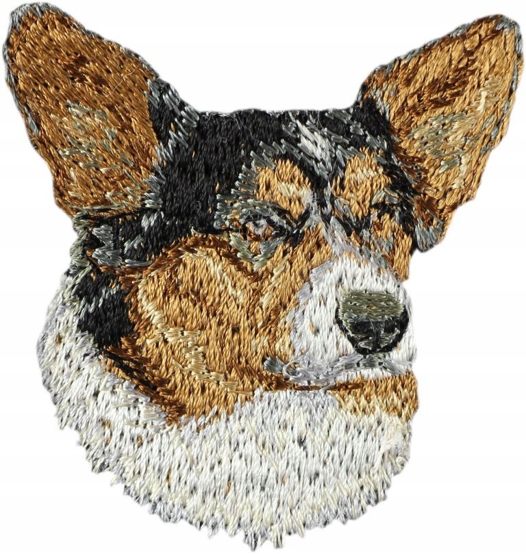 

Welsh Corgi Cardigan Haft Naszywka Przyszywka Łata