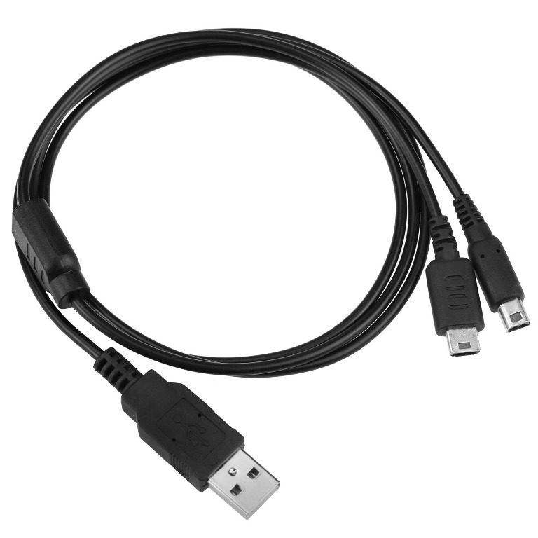 2 in 1 ładowarka kabel USB do konsol Nintendo