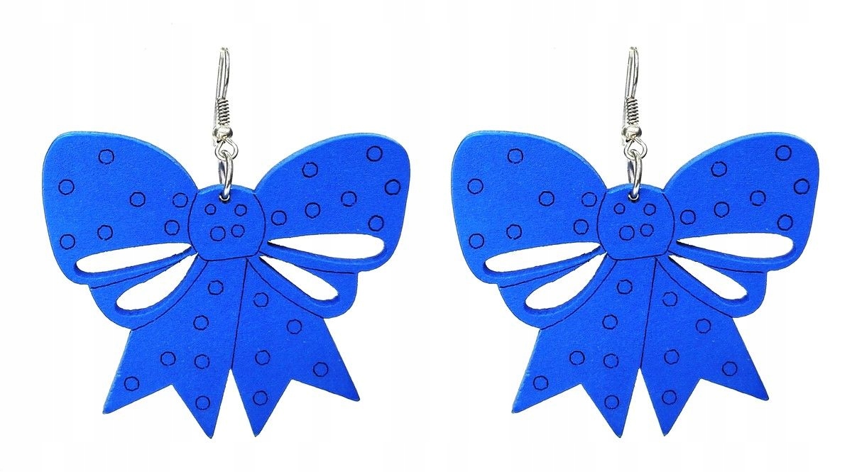 

Kolczyki kokardki Niebieski