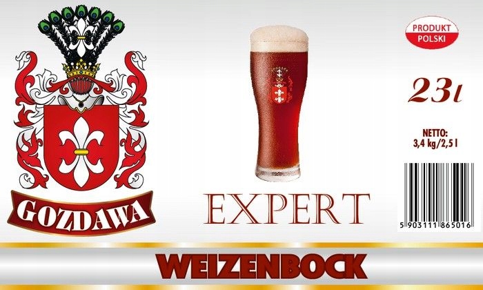 Gozdawa Koneser Weizenbock 23L 3,4kg koźlak pszeni