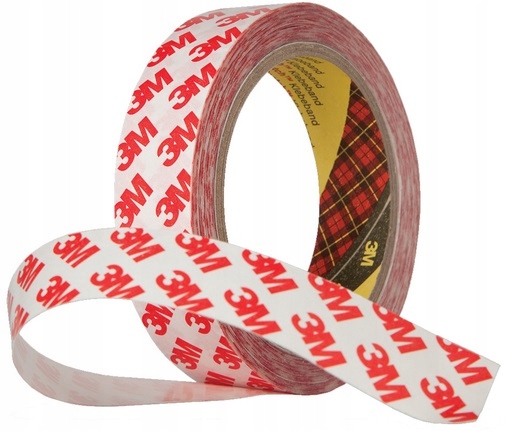 12mm MOCNA TAŚMA KLEJĄCA 3M DWUSTRONNA MONTAŻOWA Szerokość 12 mm