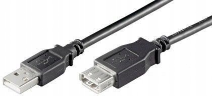 

Przedłużacz Usb 2.0 Hi-Speed, Czarny- 0,6 m.