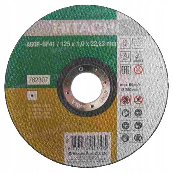 

Tarcza tarcze tnąca stal 125x1x22,23 Inox