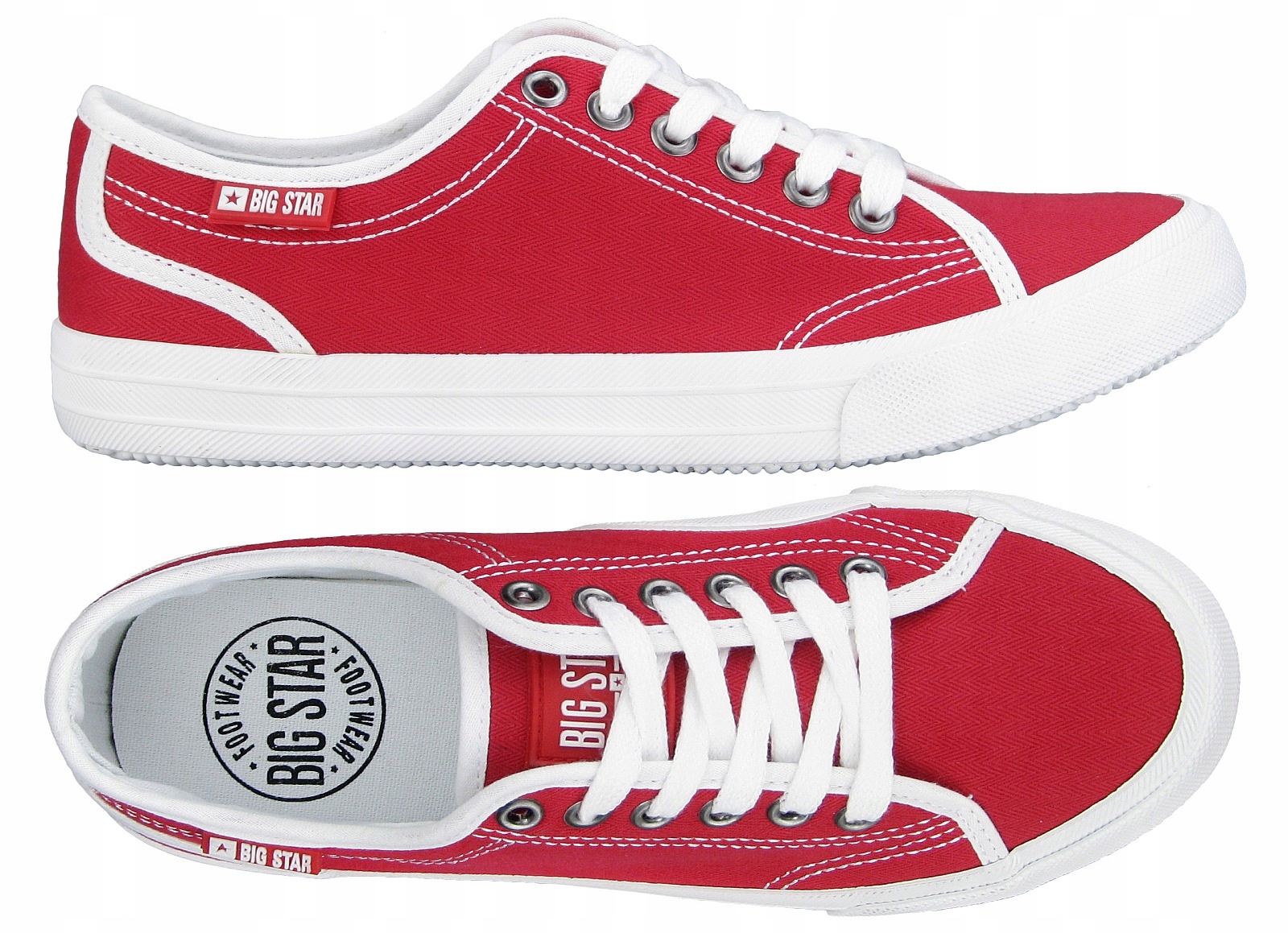 

Trampki damskie Buty Big Star czerwone U274845 37