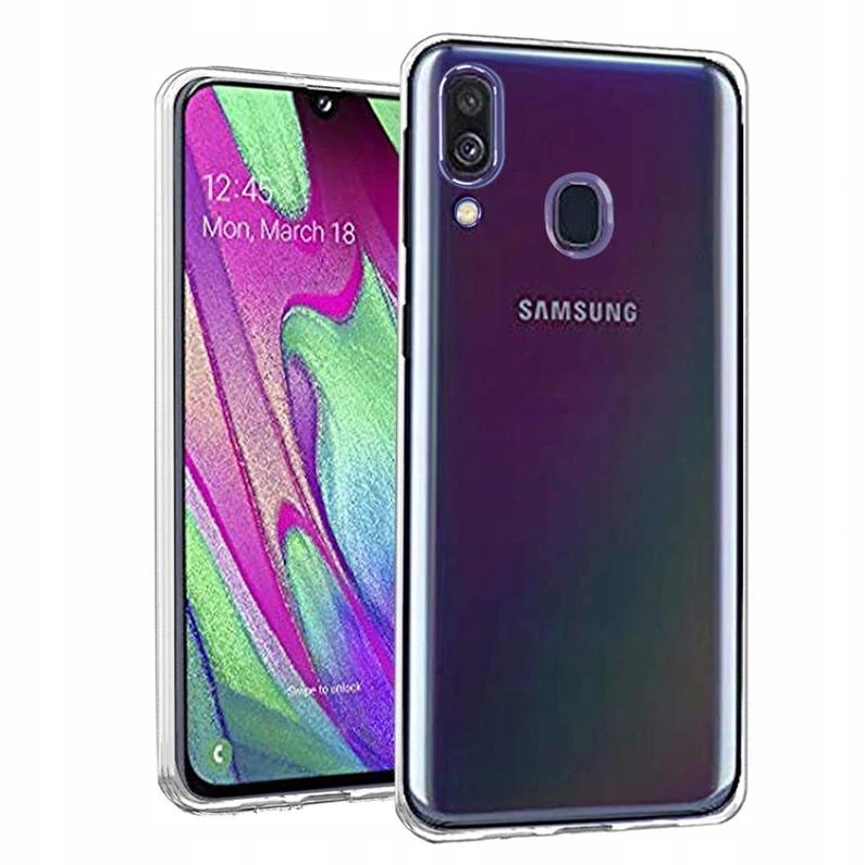 

Galaxy A40 |Cienkie Etui Air Case 0.5mm |Bezbarwne