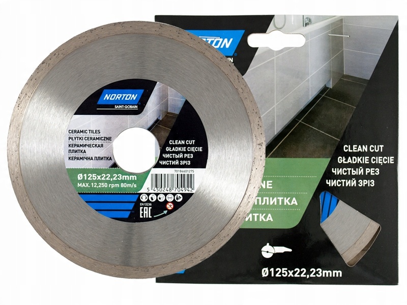 

Tarcza diamentowa 125 do Płytki Ceramicznej Norton