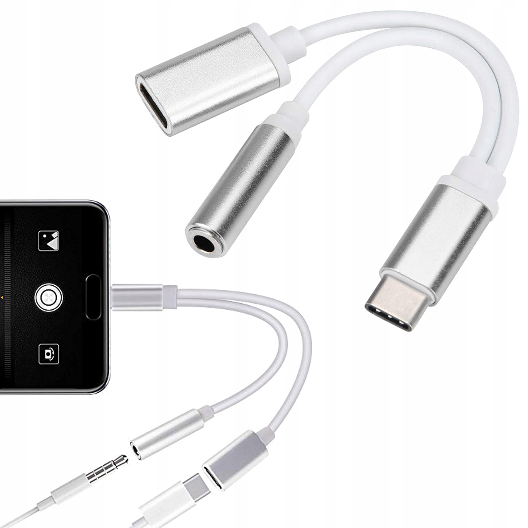 Аудиоадаптер USB-C minijack для Huawei P20 Pro