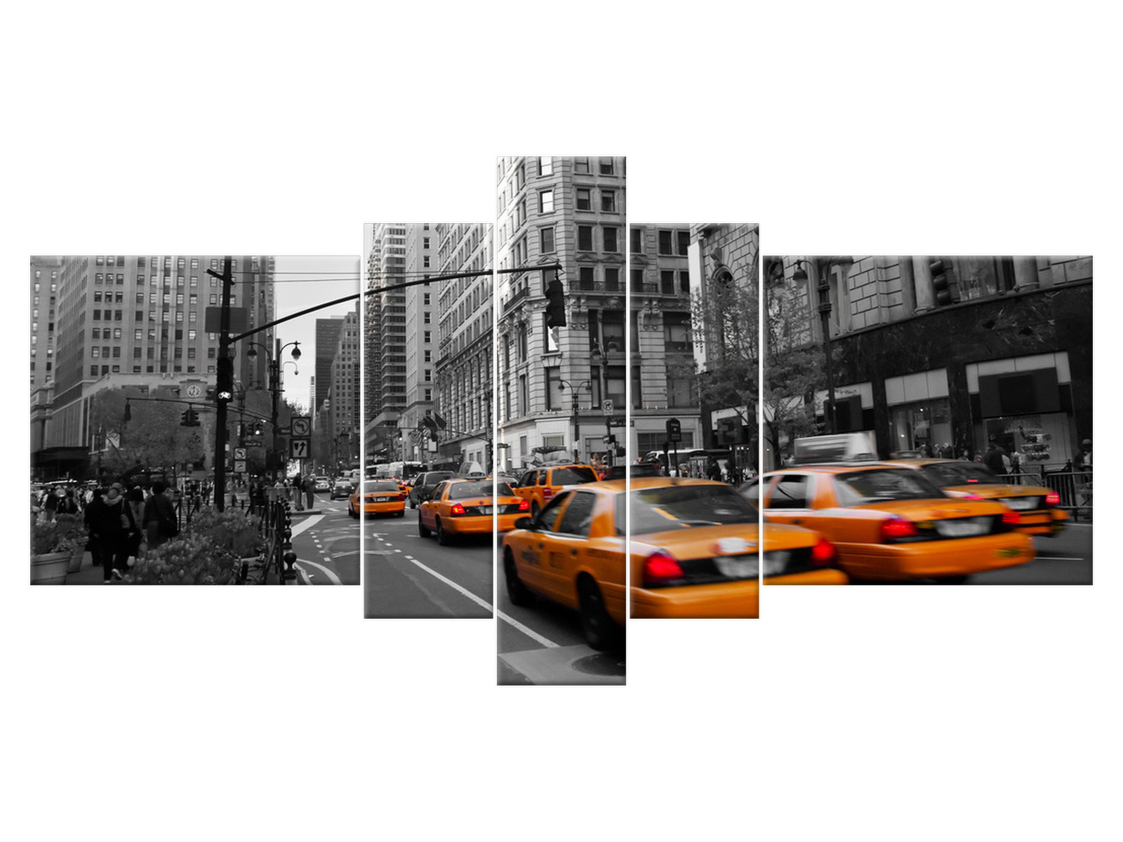 

Obraz Manhattan Taxi 160x80 Motoryzacja Miasto