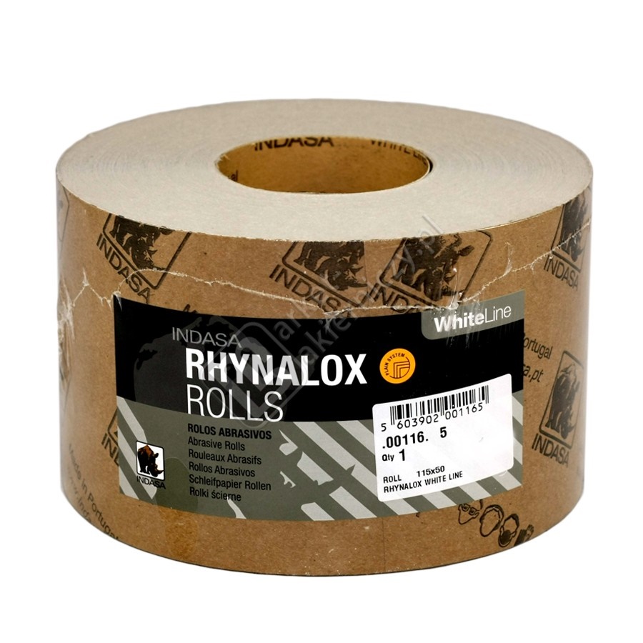 INDASA наждачний папір білий рулон P 80 50m