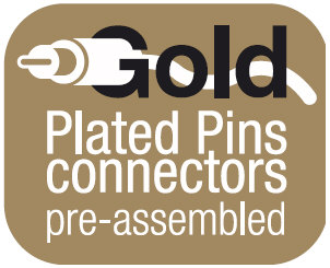 Kabel 1x Cinch RCA M/M SPDIF subwoofer 5m. THOMSON Złącza RCA - RCA