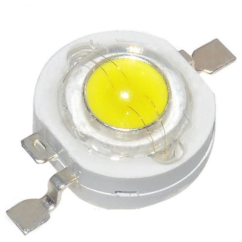 

5 szt. Dioda Led 1W Biała Zimna 350mA 13000-15000K