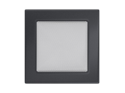 KRATKA KOMINKOWA WENTYLACYJNA 17x17 GRAFITOWA