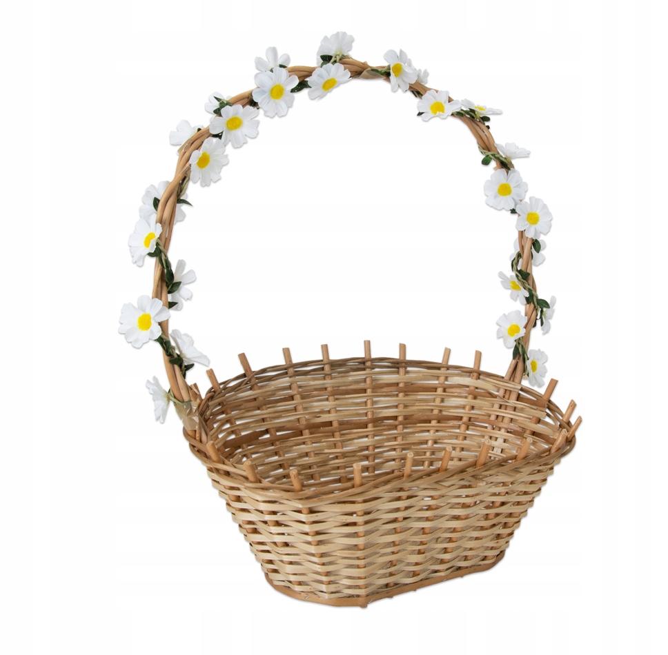 SZNUREK WSTĄŻKA DEKORACYJNA KWIATY KWIATUSZKI 25CM