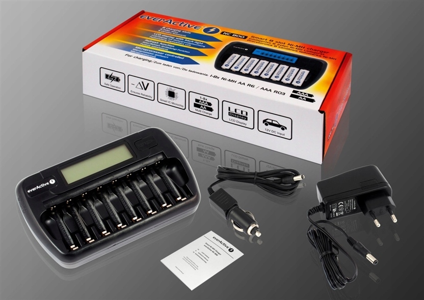 Зарядное устройство everActive NC-800 8 каналов AA AAA EAN (GTIN) 5902020523031