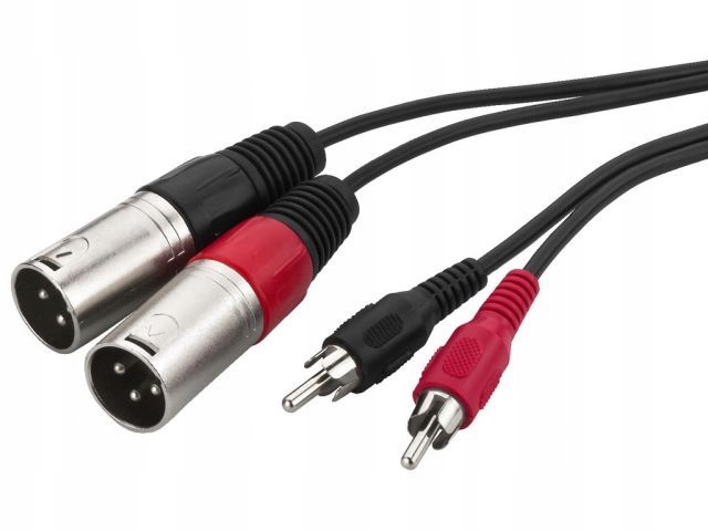 

Monacor MCA-127P - Kabel Xlr-rca (cinch) 1m