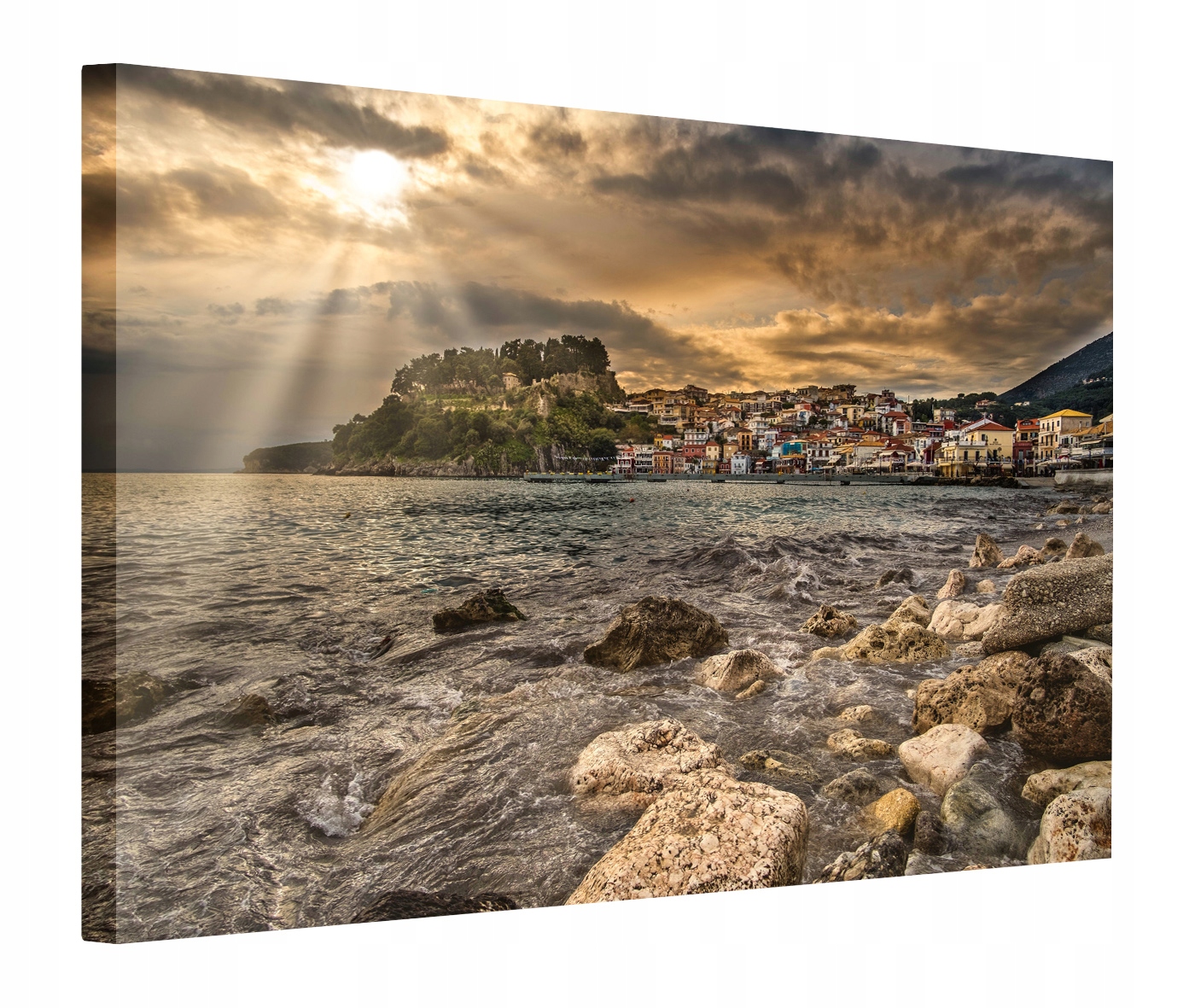 OBRAZ 100x80 ZACHÓD SŁOŃCA