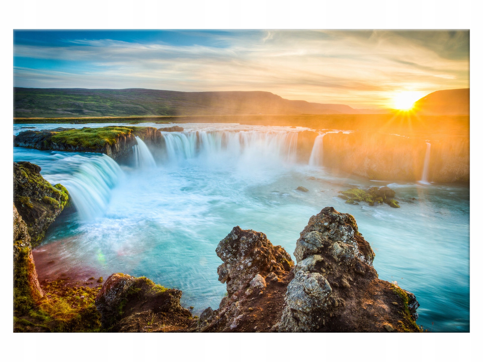 

Obraz Godafoss Wodospad 120x80 Islandia do salonu