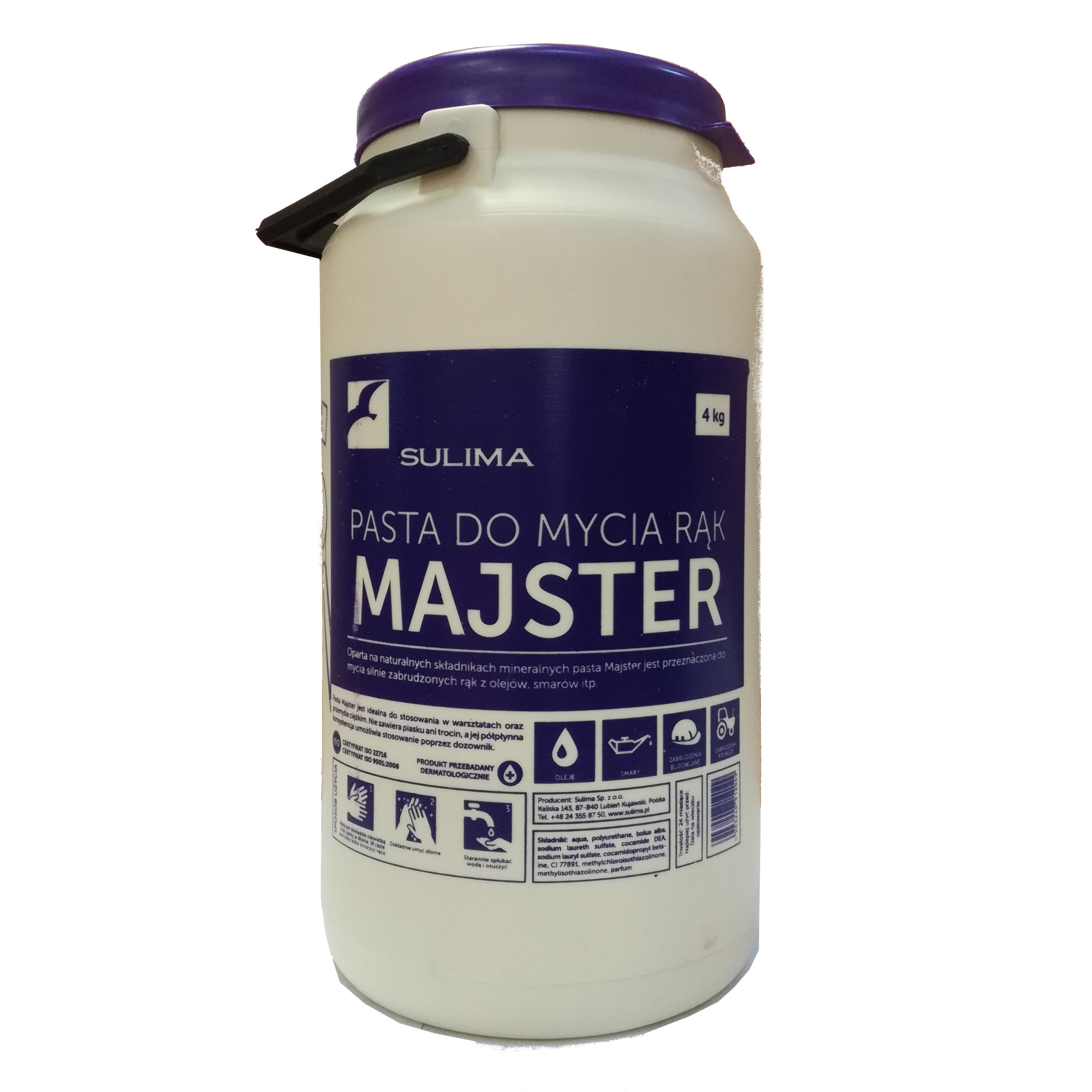 

Sulima Majster Pasta Bhp Do Mycia Rąk 4KG