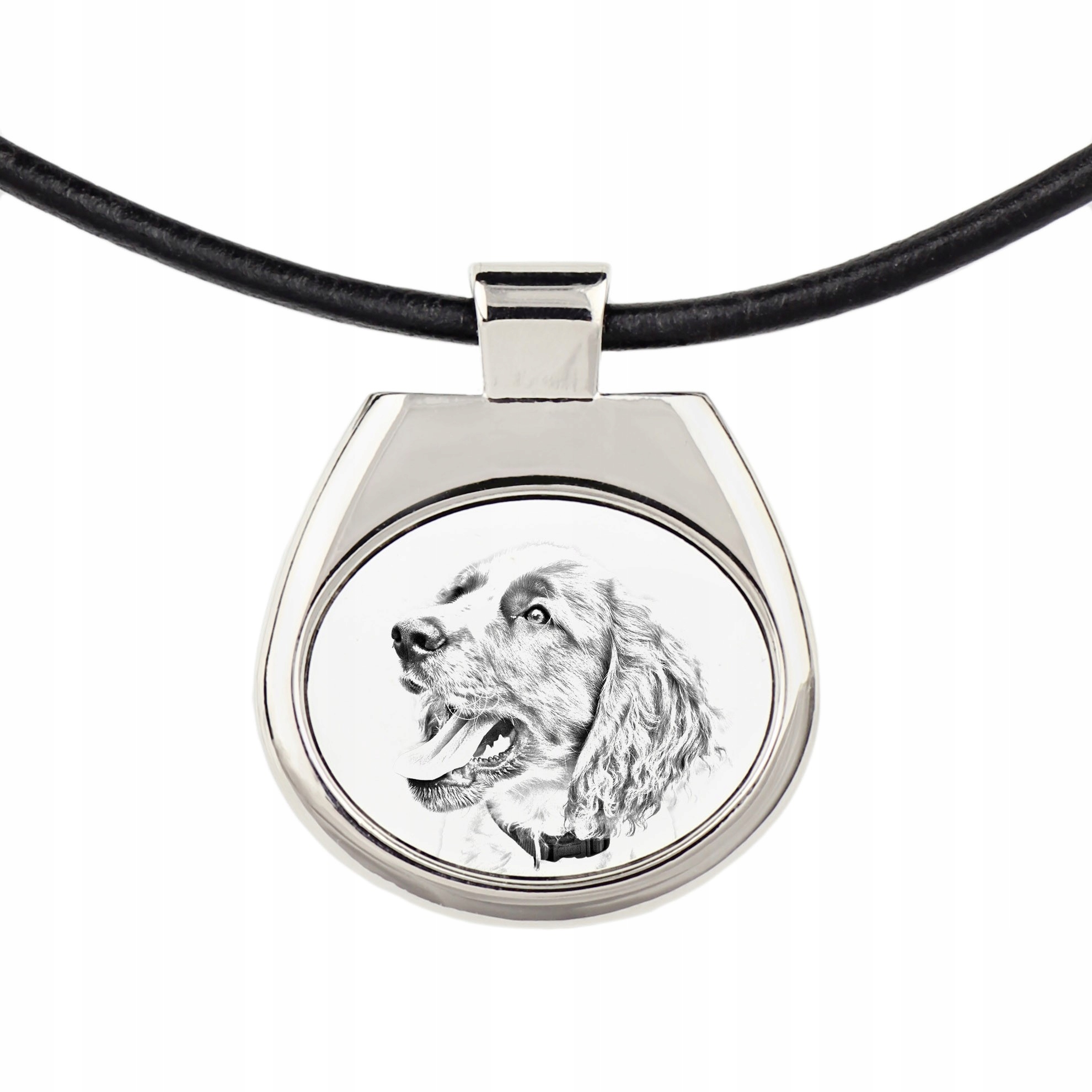 

Springer spaniel Naszyjnik zawieszka na rzemieniu
