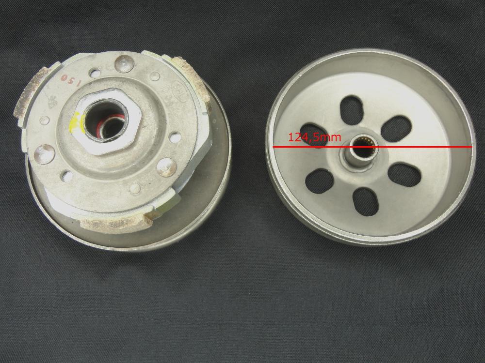 SPRZĘGŁO DZWON SKUTER 4T GY6 125 150 ZIPP KINGWAY Producent inny