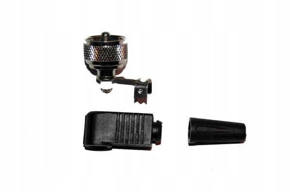 Wtyk UC-1 (uhf) na RG58 kątowy