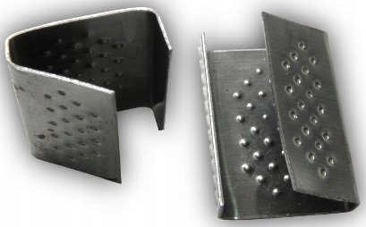 9 mm plechové spony pro upínací pásku Pp Twarda