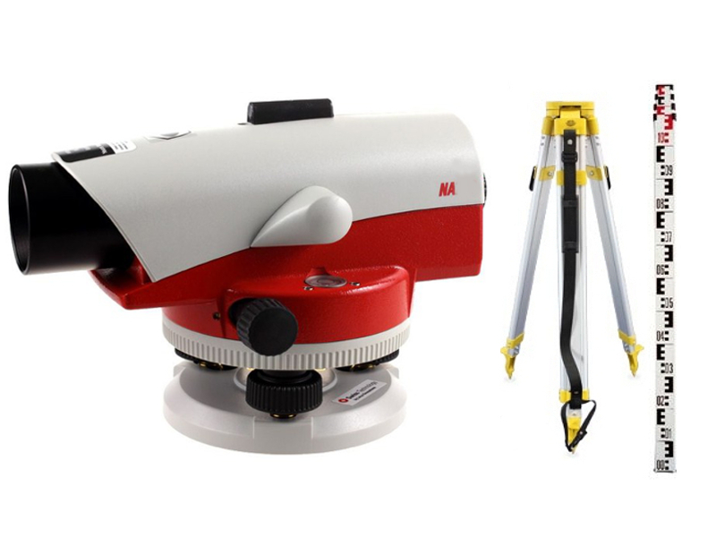 Optický nivelátor Leica NA724 Set, stativ, záplata