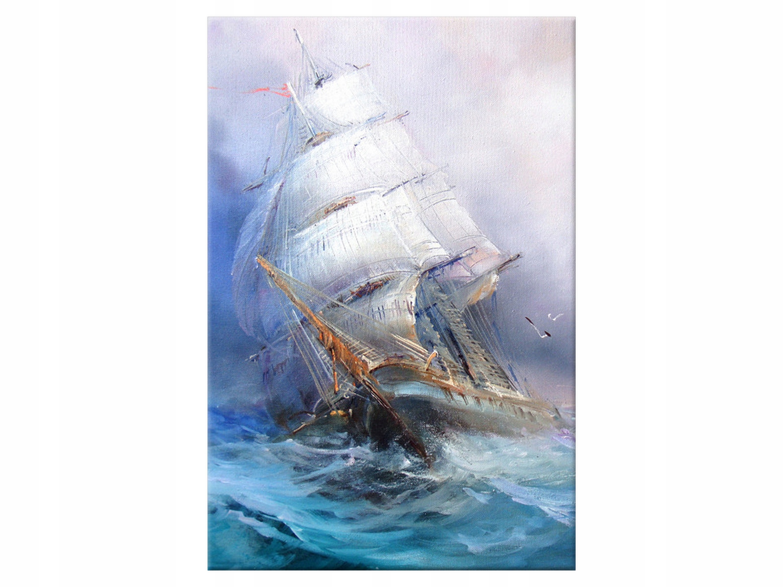 

Obraz 60x90 Statek Żaglowiec Oryginalny Płótno