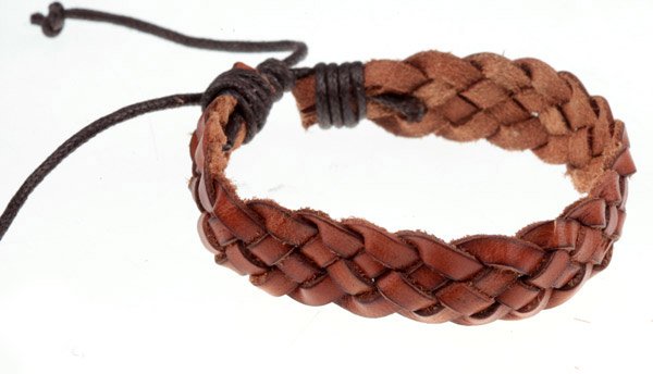 

Bg 2239 Bransoletka Męska Rzemień