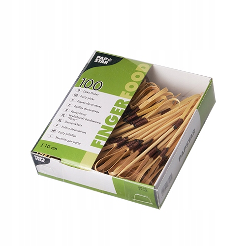 Patyki pikery wykałaczki do koreczków 10cm 100 szt Kod producenta 87145