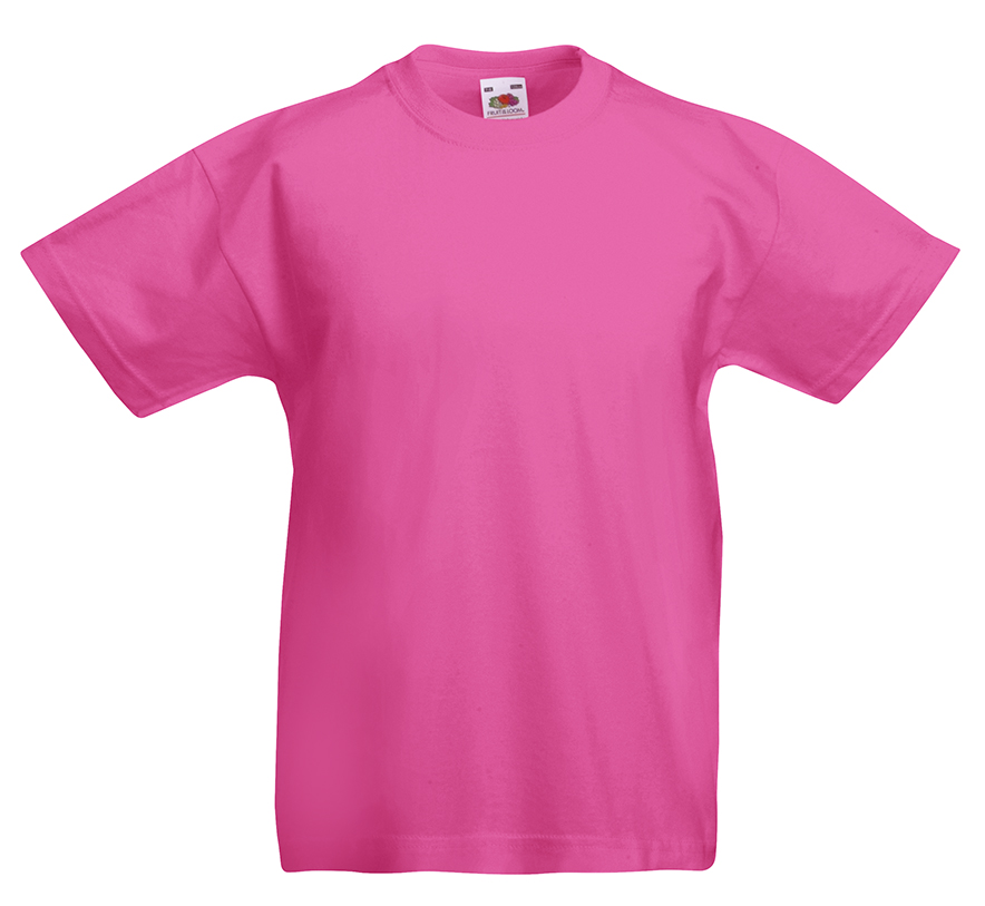 

Fruit of the Loom T-shirt KidOrg Fuchsia 5-6