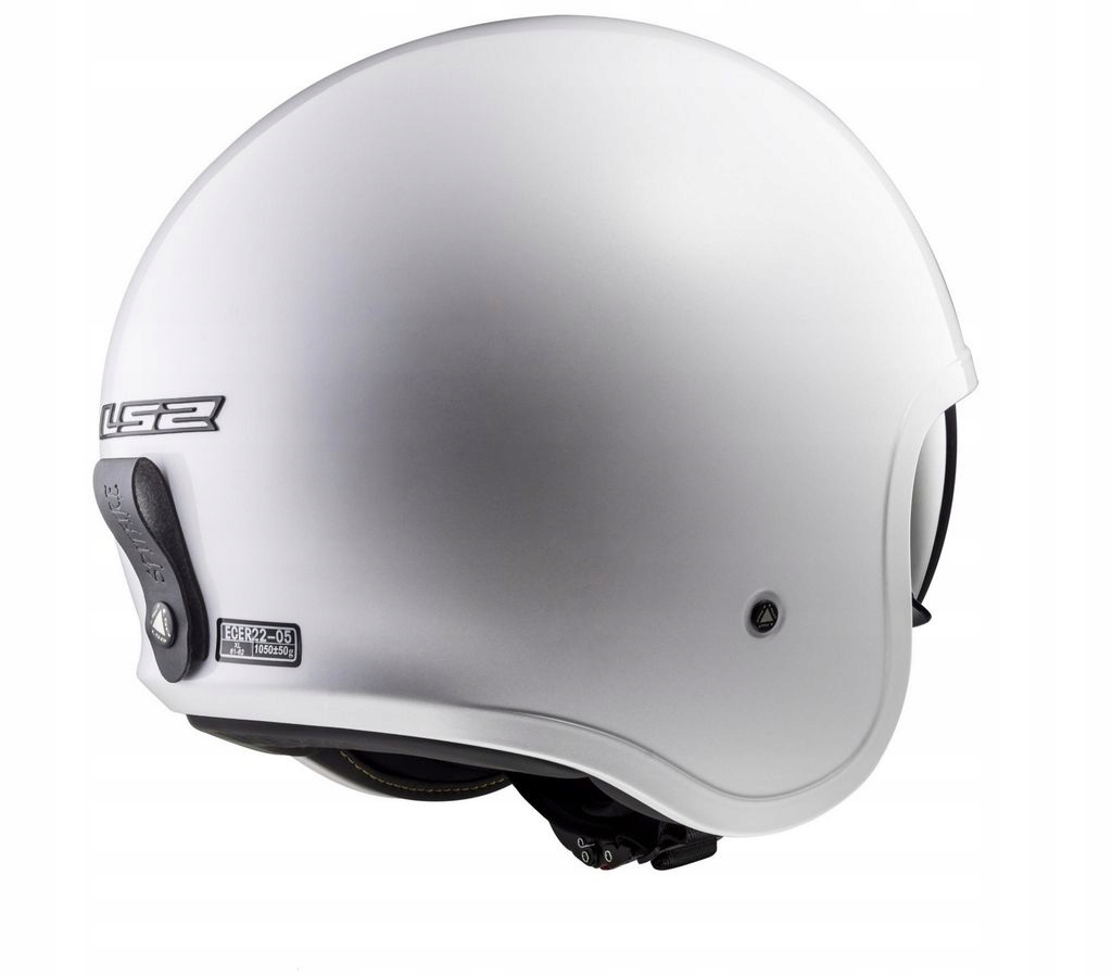 LS2 OF599 SPITFIRE KASK OTWARTY BIAŁY CHOPPER S Kolor biały