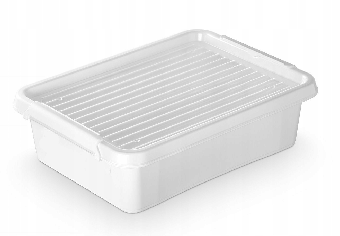 

Pojemnik Pudełko Z Pokrywą Organizer 8,5 L biały