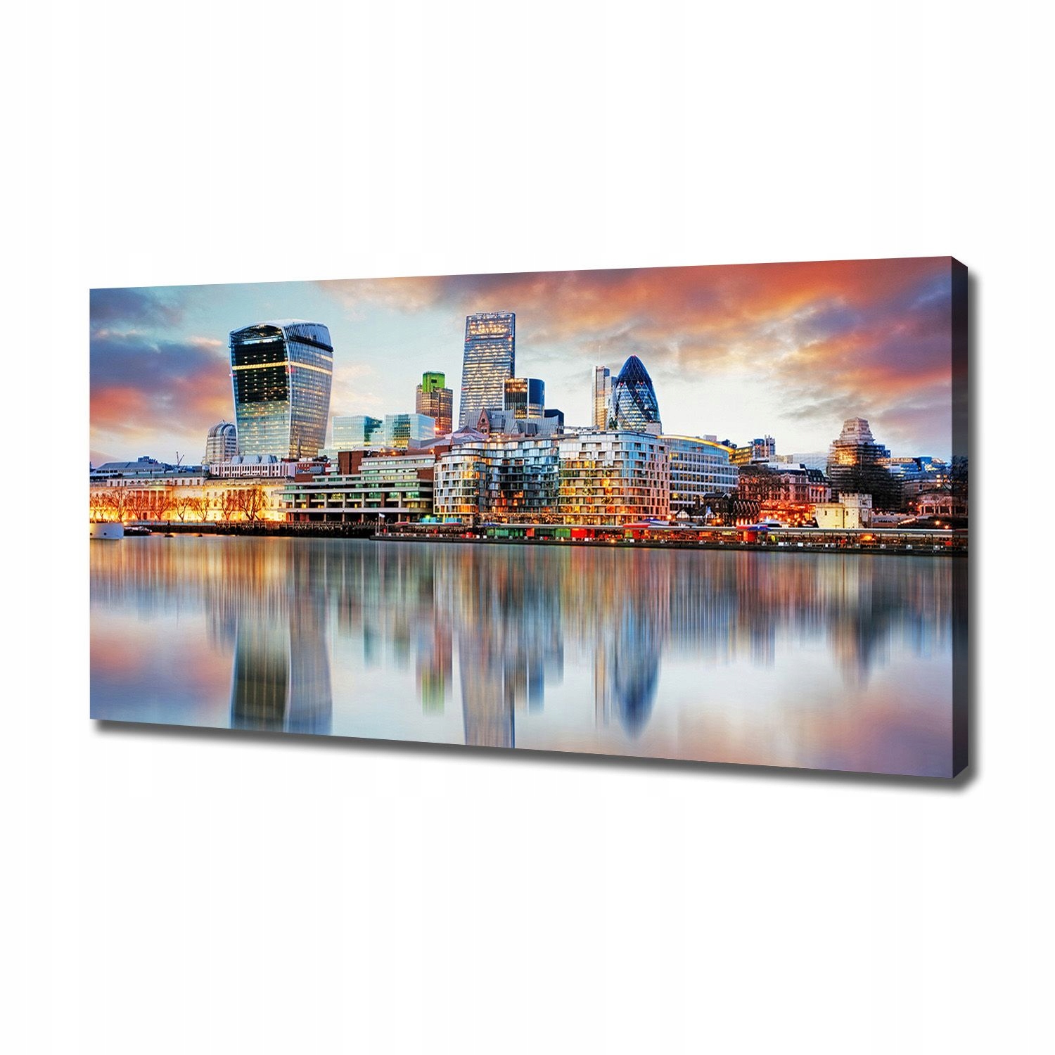 

Foto obraz na płótnie Panorama Londynu 120x60 cm
