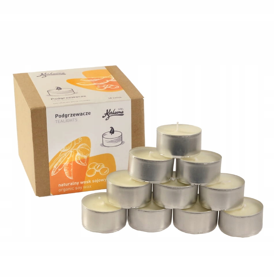 

Świeczki Podgrzewacze Sojowe tealight Naturalne