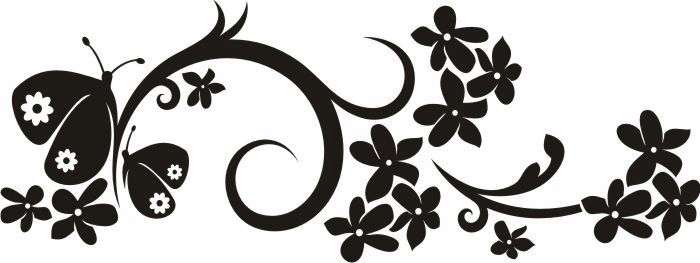 

Naklejka na ścianę meble lustro dekor Ornament 39