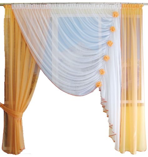 Mg Hotová Záclona Voál Obývacia Izba Balkón