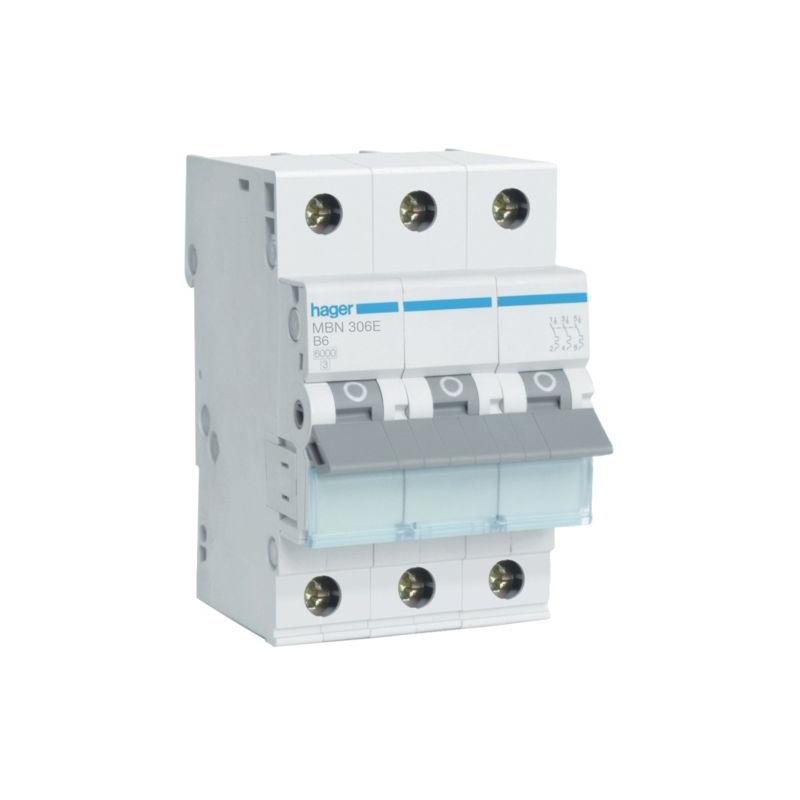 Hager Jistič 3P B 32A 6kA IP20 MBN332E