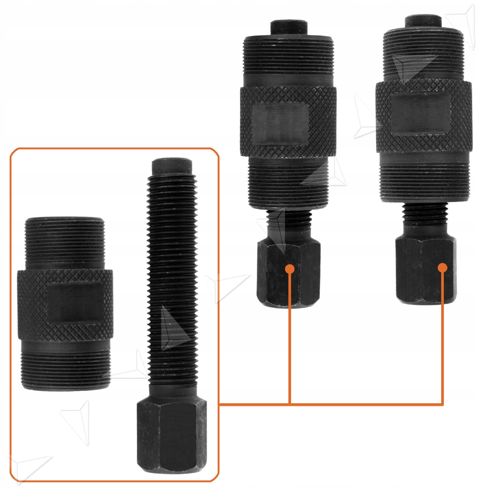 50941 - Магнит съемник двойной m24 / 27 скутер 4T 50 2T