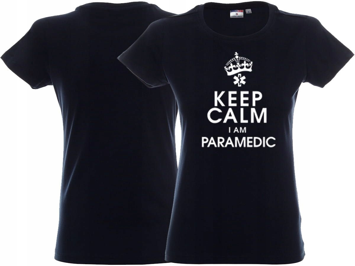 

Koszulka Keep Calm I Am Paramedic Ratownictwo Prm