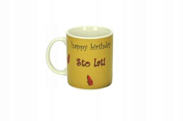 

Magiczny Kubek Sto Lat Happy Birthday Zmieniakolor