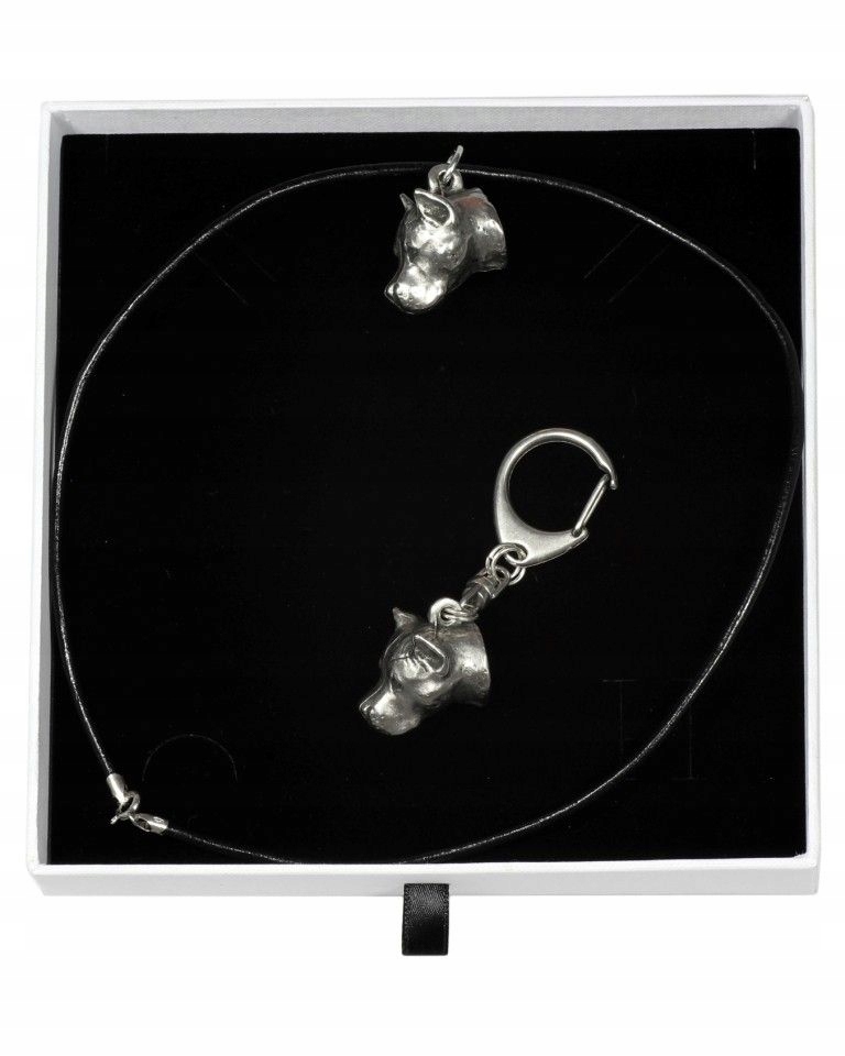 

Amstaff Naszyjnik i Brelok w pudełku