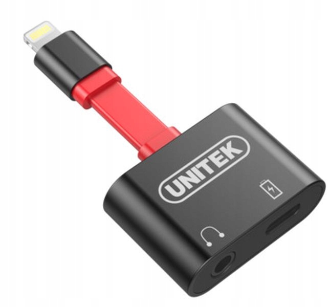 

Rozdzielacz Adapter Lightning Słuchawki Zasilanie