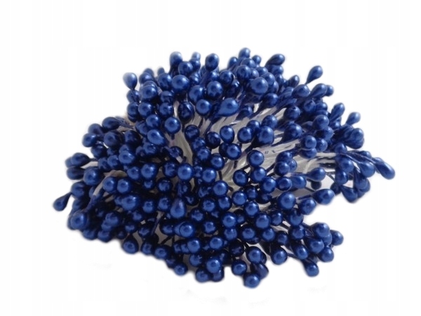 PT055 Pręciki do kwiatów Nitka c, niebieski 3mm